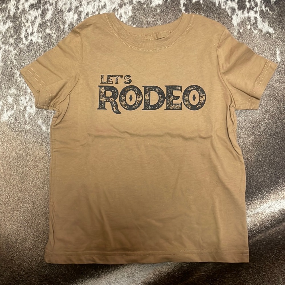 “Let’s Rodeo” graphic T- shirt for toddlers